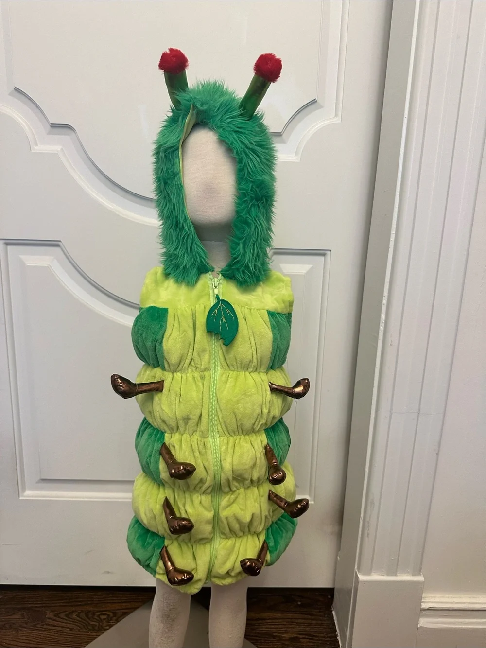Caterpillar Baby Worm Fuzzy Boutique Costume Infant Soft Toddler Green